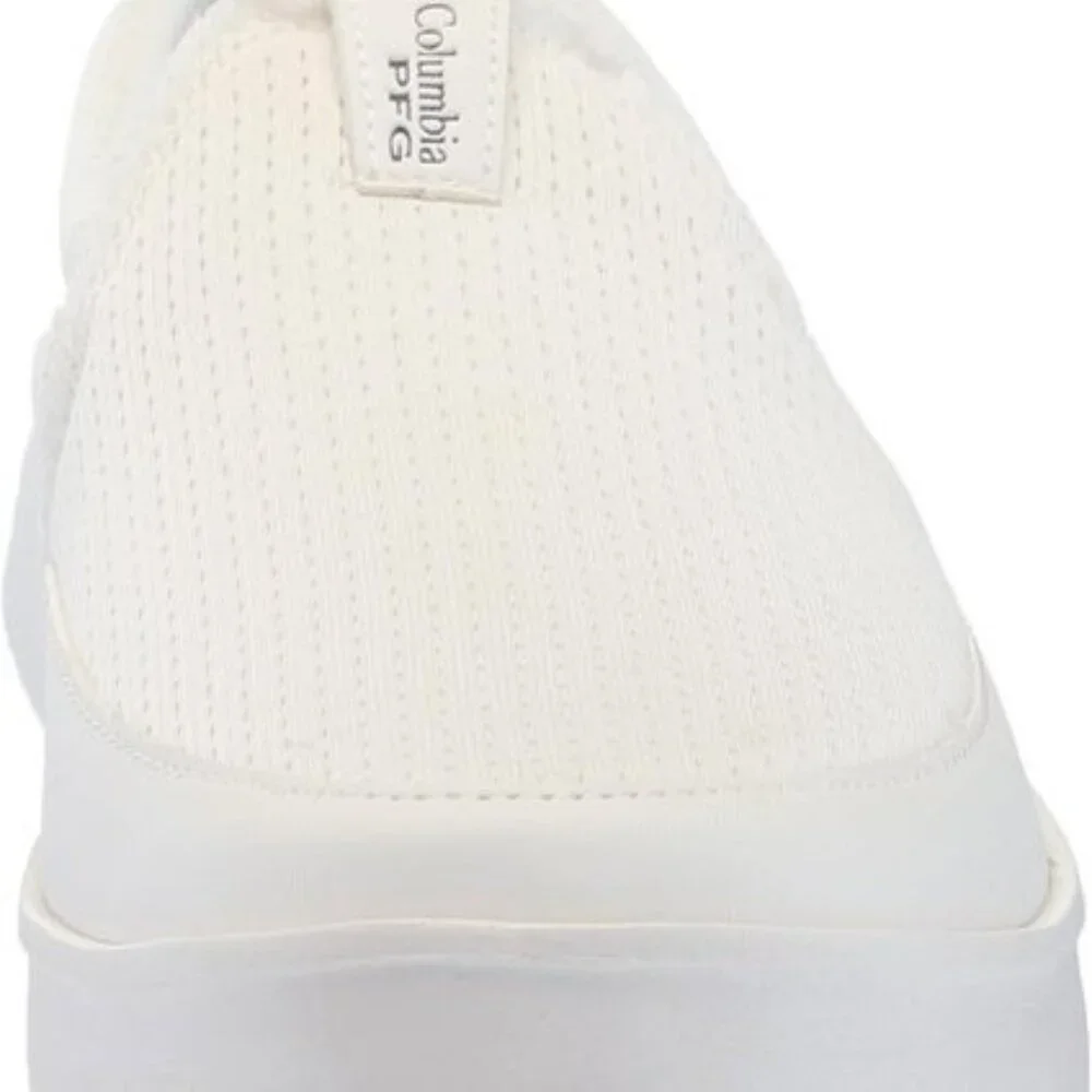 NIB Columbia Women’s Boatside Breathe PFG Slip-On Sea Salt/Cloud Grey, Size 8W